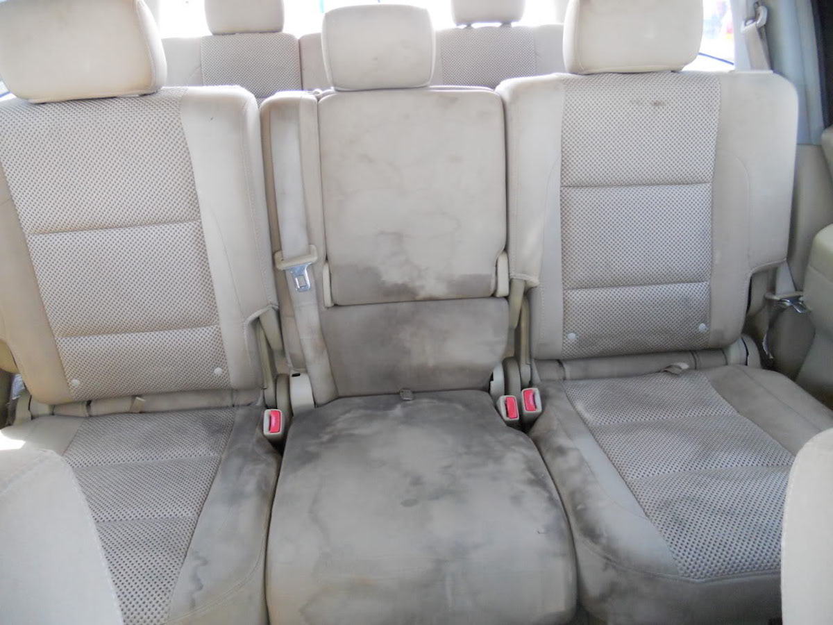 Dirty car Seat